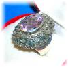 Click to view larger image of Sterling Silver 5ct Amethyst Ring India (Image3)