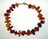 Click to view larger image of 8 Inch Golden Amber Nugget Bead Bracelet. (Image2)