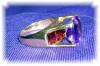Click to view larger image of 10K Gold Amethyst and Garnet Ring  (Image6)