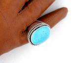 Click to view larger image of Sterling Silver Turquoise Ring HT Thailand (Image3)