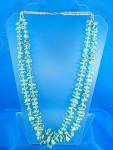 Click to view larger image of Necklace Turquoise Heishi 2 Strand Santo Domingo USA (Image3)