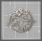 Click to view larger image of Sterling Silver Love Birds Brooch Pin (Image1)