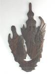 Click to view larger image of Hand carved teak Oriental couple  (Image4)