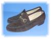 Click to view larger image of GUCCI Chocolate Brown Suede  Shoes Italy (Image2)