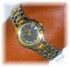 Click to view larger image of Silver Gold ESQ Ladies Wristwatch Black Face Date (Image7)