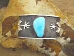 Click to view larger image of Sleeping Beauty Turquoise Sterling Silver EH (Image2)