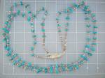 Click to view larger image of Navajo Sleeping Beauty Turquoise Heishi Necklace (Image2)