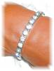Click to view larger image of Silvertone Rhinestone Bangle Bracelet (Image5)