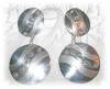 Click to view larger image of 3 InchSigned Sterling Silver Mexican Earrings (Image2)
