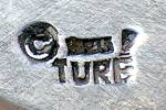 Click to view larger image of Sterling Silver Signed TURE Clip Earrings (Image5)