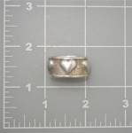 Click to view larger image of EX EX Sterling Silver Hearts Claudia Agudelo Ring (Image2)