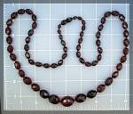 Click to view larger image of Necklace Cherry Amber Graduated Opera Length .......... (Image5)