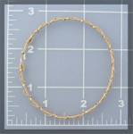 Click to view larger image of Bracelet Gold Fill Wire HandMade Criss Cross Hook clasp (Image6)