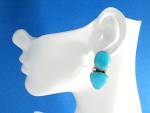 Click to view larger image of David Troutman Sterling Silver Sleping Beauty Turquoise (Image3)
