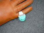 Click to view larger image of David Troutman Kingman Turquoise Sterling Silver Ring (Image8)