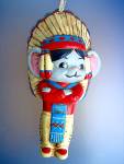 Christmas Ornament Mouse Indian Chief