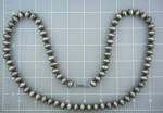 Click to view larger image of Navajo Pearls Sterling Silver 94 Grams 28 inches (Image4)