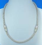 Click to view larger image of Roderick Tenorio Sterling Silver 14K Gold Necklace (Image4)