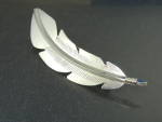 Navajo Sterling Silver Feather Barrette Ben Long
