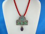 Click to view larger image of David Troutman Sterling Silver Turquoise Opal Amethyst  (Image6)