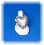 Click to view larger image of Native American Sterling Silver Heart RingVINCE PLATERO (Image1)