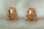 Click to view larger image of RENOIR Copper  Clip Earrings USA 60s (Image8)