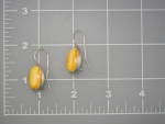 Click to view larger image of Butterscotch Amber Sterling Silver Pierced Earrings (Image5)