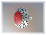 Click to view larger image of Ring Sterling Silver Sponge Coral Bali (Image1)