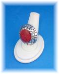 Click to view larger image of Ring Sterling Silver Sponge Coral Bali (Image5)
