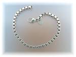 Click to view larger image of Bracelet Sterling Silver TIFFANY Box link 8 Inch (Image2)