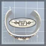 Click to view larger image of Navajo 14K Gold Sterling Silver John Begay Cuff  (Image3)