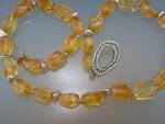Click to view larger image of Silpada Sterling Silver Citrine Necklace Retired (Image3)