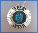 Click to view larger image of Navajo MARY MORGAN Pendant Sterling Silver Beads (Image3)