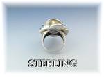 Click to view larger image of Ring Sterling Silver Rose H and N 925 Israel (Image2)
