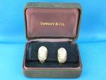 Click to view larger image of TIFFANY Sterling Silver Clip Earrings Original Box (Image2)