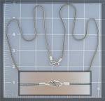 Click to view larger image of Sterling Silver Chain Necklace S Clasp (Image2)