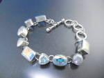 Click to view larger image of Charles Albert Mystic Quartz Sterling Silver Bracelet (Image1)