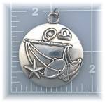 Click to view larger image of Taxco Mexico Margot Zodiac Sterling Silver Charm Aquari (Image2)
