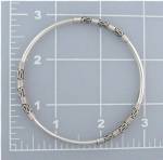 Click to view larger image of 3 Sterling Silver Bangle Bali Bracelets (Image4)