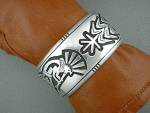 Click to view larger image of Tommy Singer RIP Sterling Silver Kokopelli Cuff Bracele (Image3)