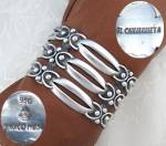 Click to view larger image of Taxco Mexico Sterling Silver Bracelet R CHAVARRIETA (Image3)