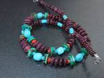 Navajo Charoite Sleeping Beauty Turquoise Sterling Silv