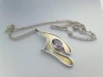 Click to view larger image of Necklace Amethyst Sterling Silver  (Image2)