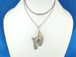 Click to view larger image of Necklace Amethyst Sterling Silver  (Image4)