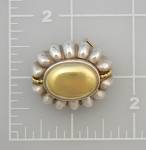 Click to view larger image of LAGOS CAVIAR 18K Gold Sterling Silver Pendant Slide  (Image7)
