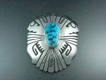 Click to view larger image of Tommy Singer Sterling Silver Sleeping Beauty Turquoise  (Image3)