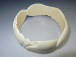Click to view larger image of Bracelet Pre Ban Ivory Hearts Bangle  (Image2)