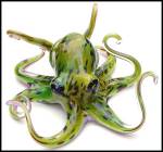 Click here to enlarge image and see more about item R058: Soul Glass: Octopus sculpture (Michael Hopko)