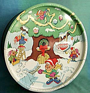 Vintage Christmas Keebler Tin 1979 (Image1)