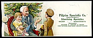 Vintage World War I Celluloid Advertising Blotter Cover